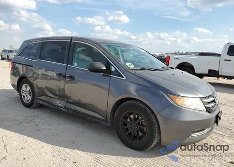 2017 Honda Odyssey Lx из США, поврежденный, VIN 5FNRL5H20HB017377